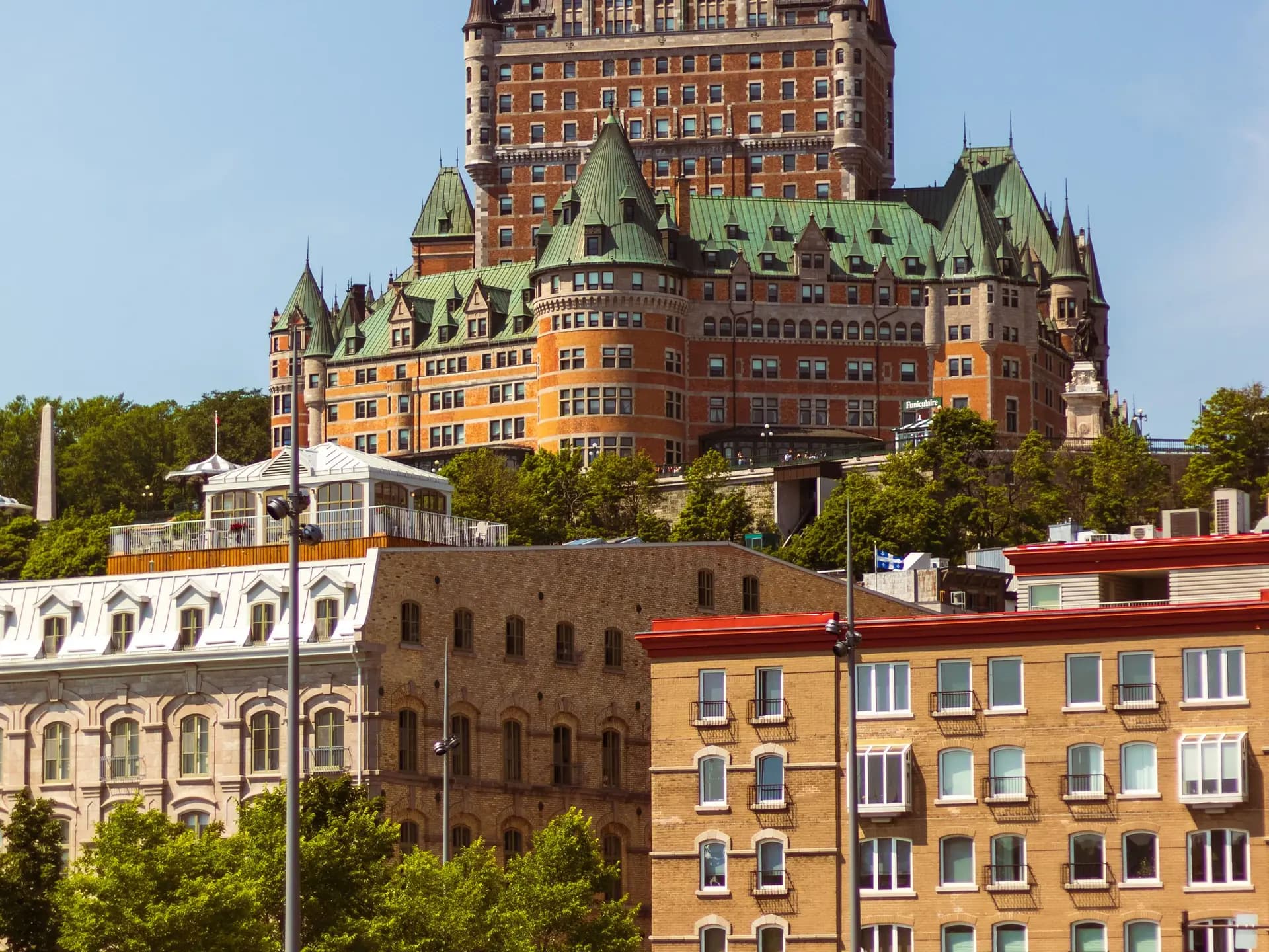 Château Frontenac et la ville de Québec